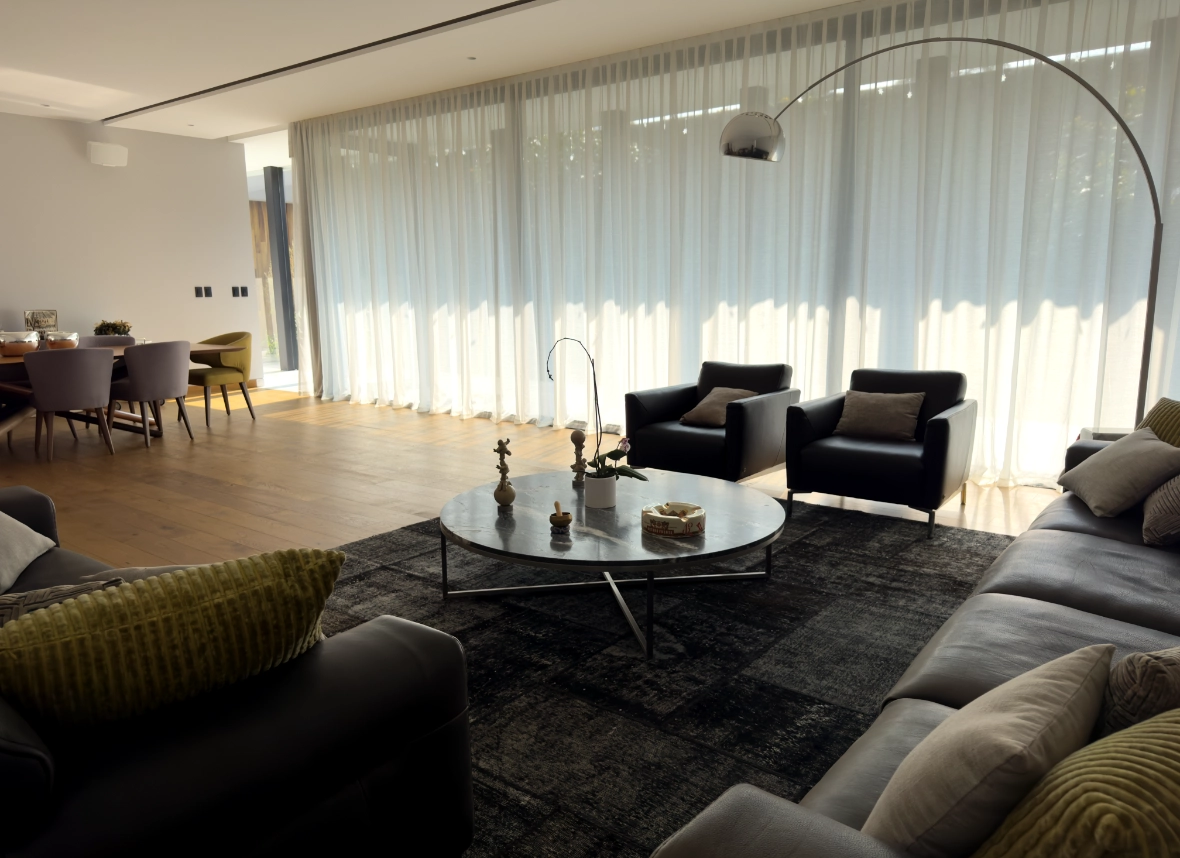 Cortinas elegantes para sala hechas a la medida en México
